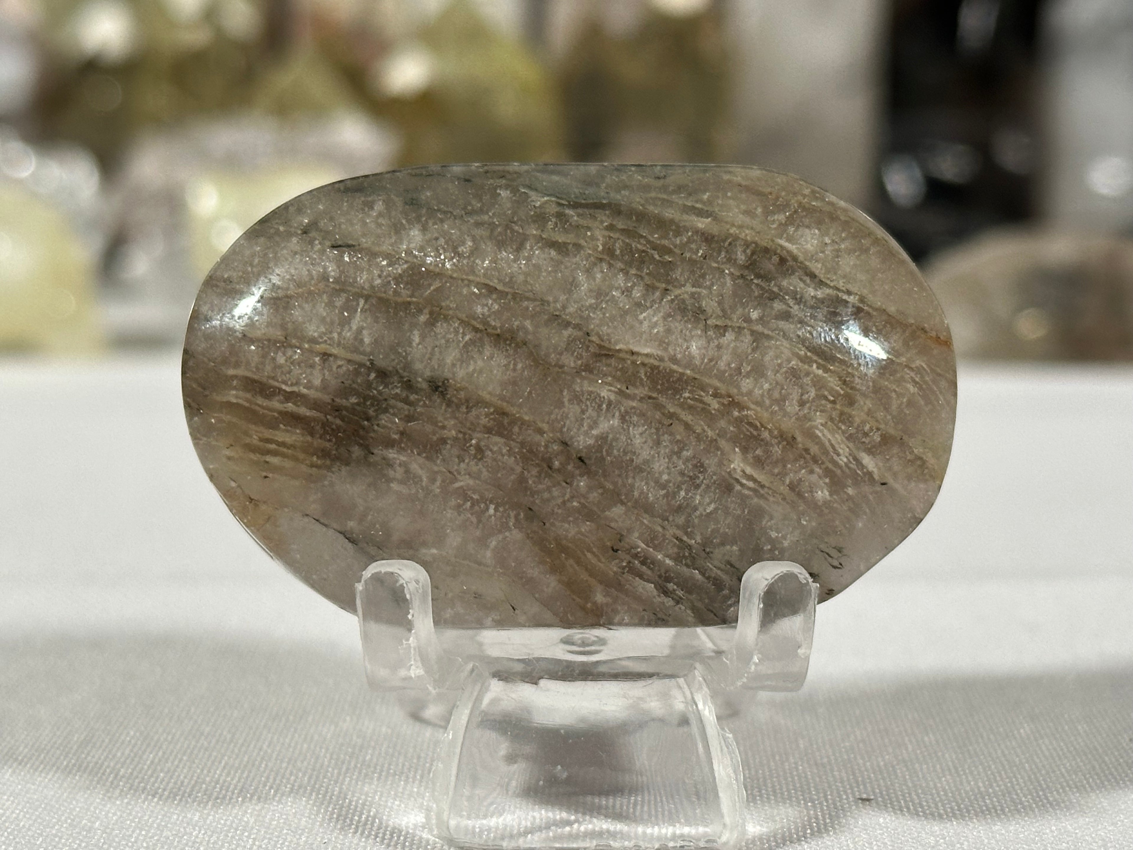 1,000 Layer Garden Quartz Palmstone - SKU247