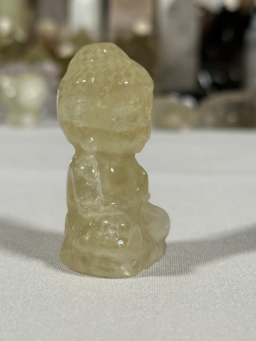 Citrine Buddha Carving - SKU286