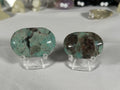 Amazonite and Smoky Quartz Palmstones